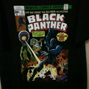 LARGE Marvel Comics Group BLACK PANTHER MENS Shirt